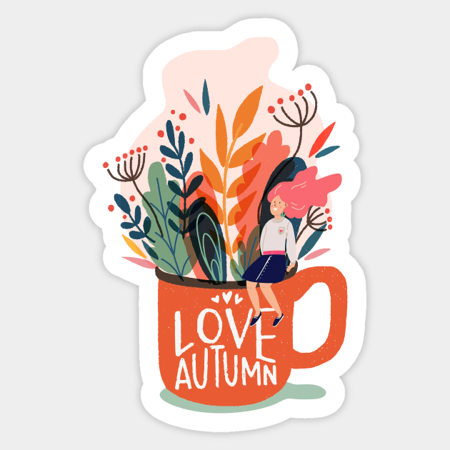 Love Autumn Sticker by TashaNatasha